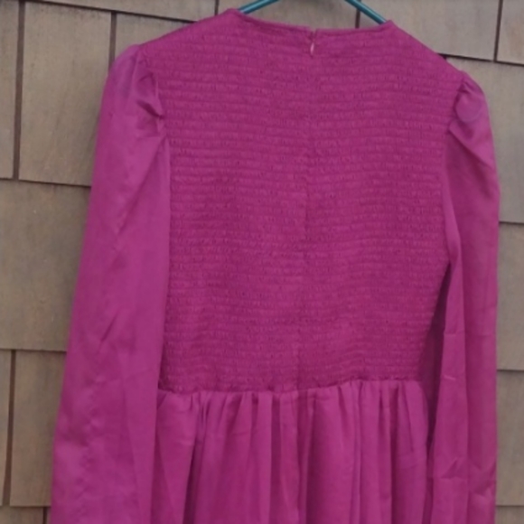 NWT Lulu's Berry red dress size small - Picture 3 of 5